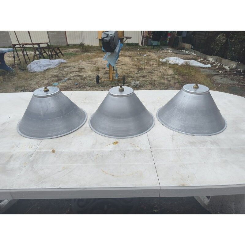 3 suspensions industrielles aluminium