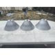 3 suspensions industrielles aluminium
