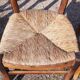 6 antique and mismatched mulched chairs