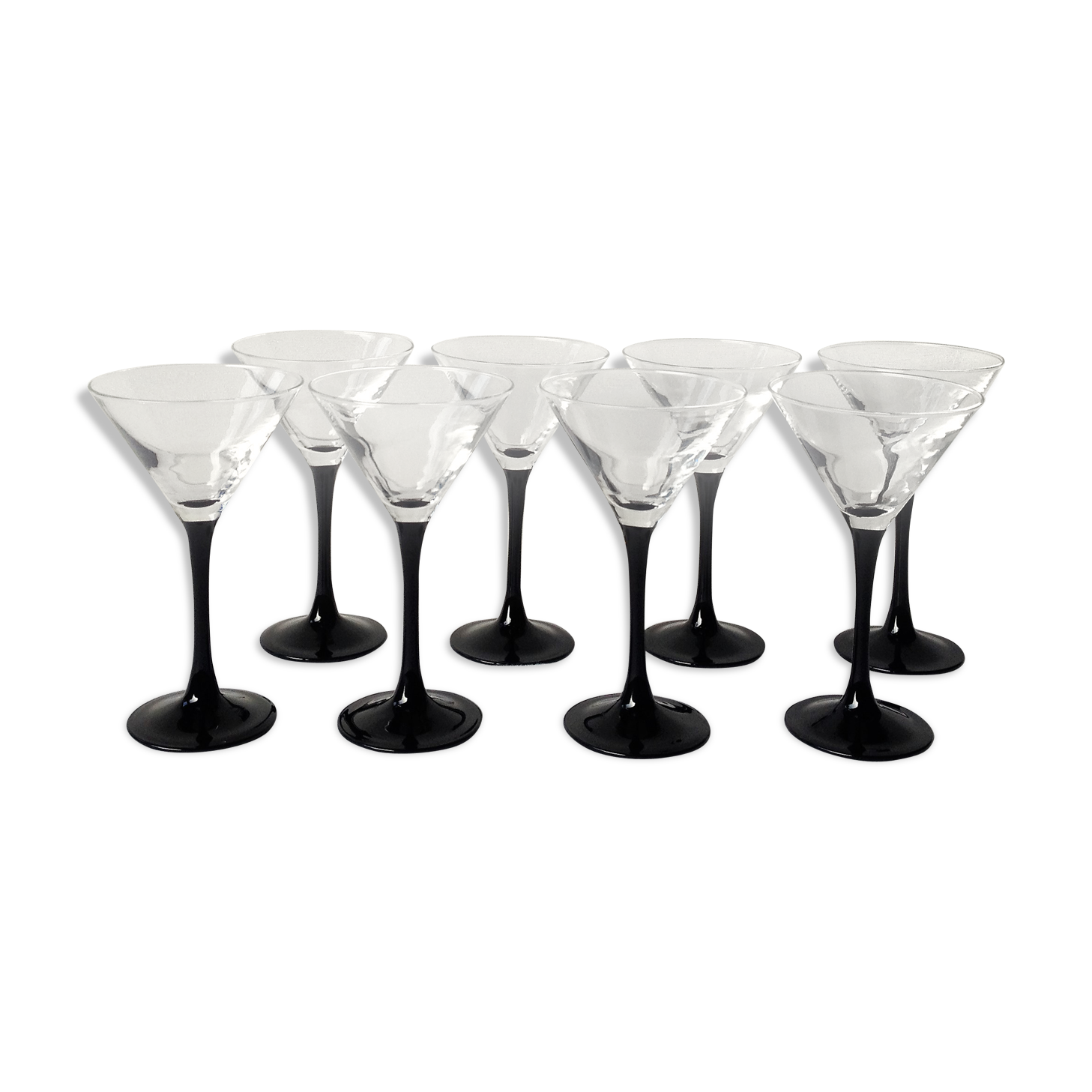 Set 8 champagne glasses