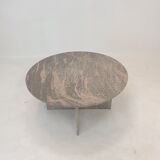 Round Italian Coffee Table, 1980's