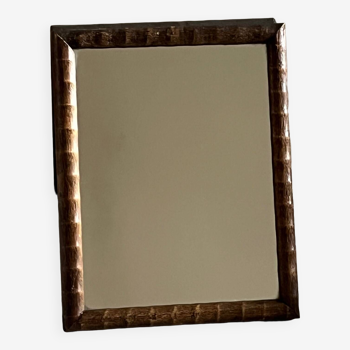 Miroir contour bois