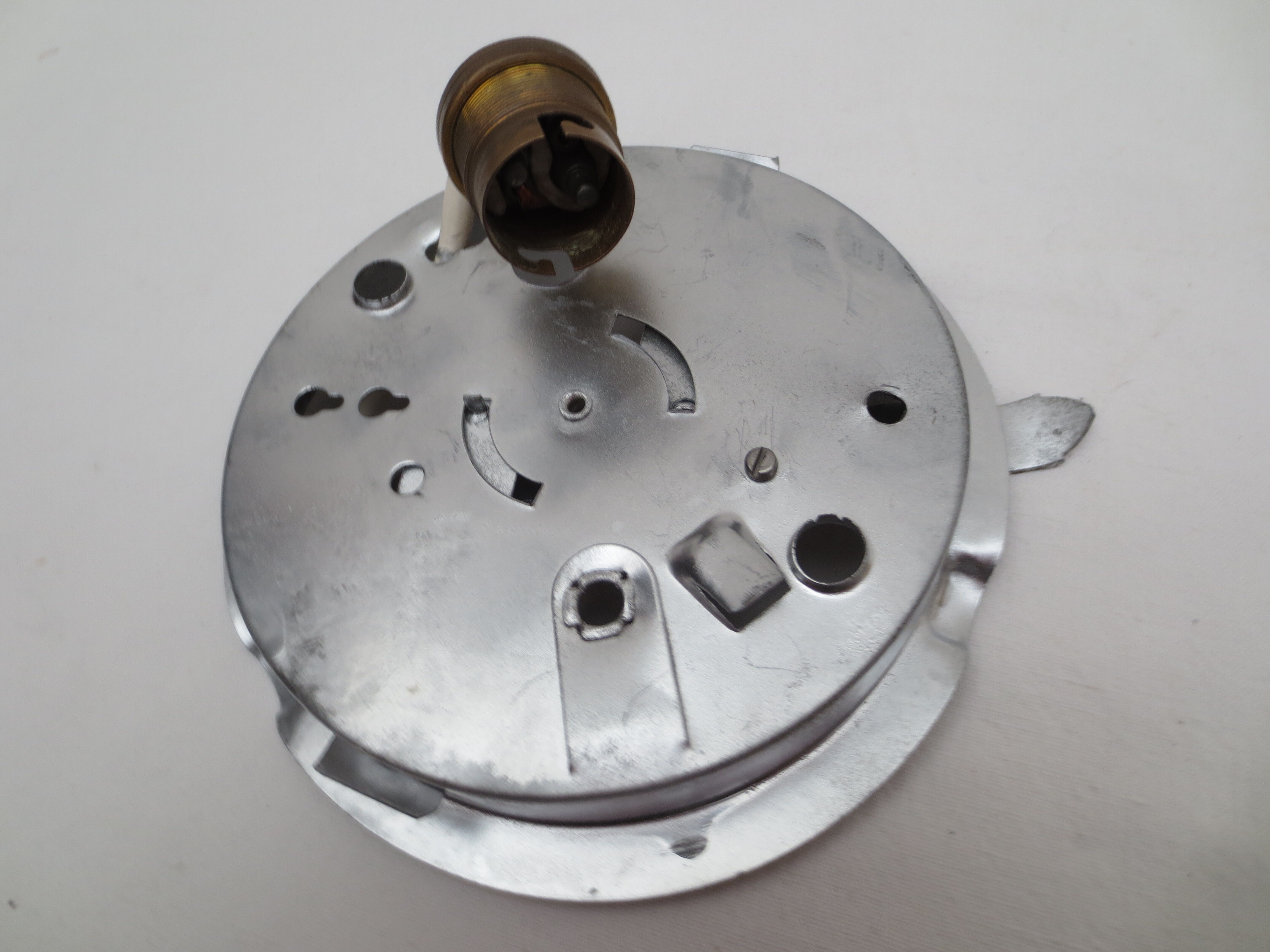 Old wall lamp molded glass, bubble decoration