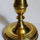 Old solid brass candle holder