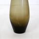 Large smoked blown glass vase