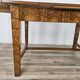 Extendable Art Deco table in olive root
