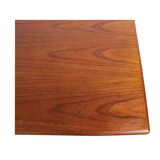 Table basse modèle 32 en teck à pieds en V par Ewbach pour møbelfabrikken toften, Danemark, 1960