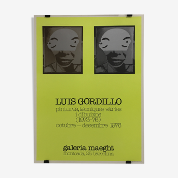 Affiche exposition Luis Gordillo galerie Maeght 1976