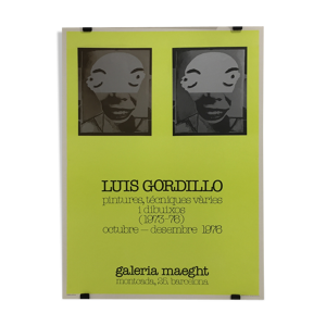 Affiche exposition Luis Gordillo