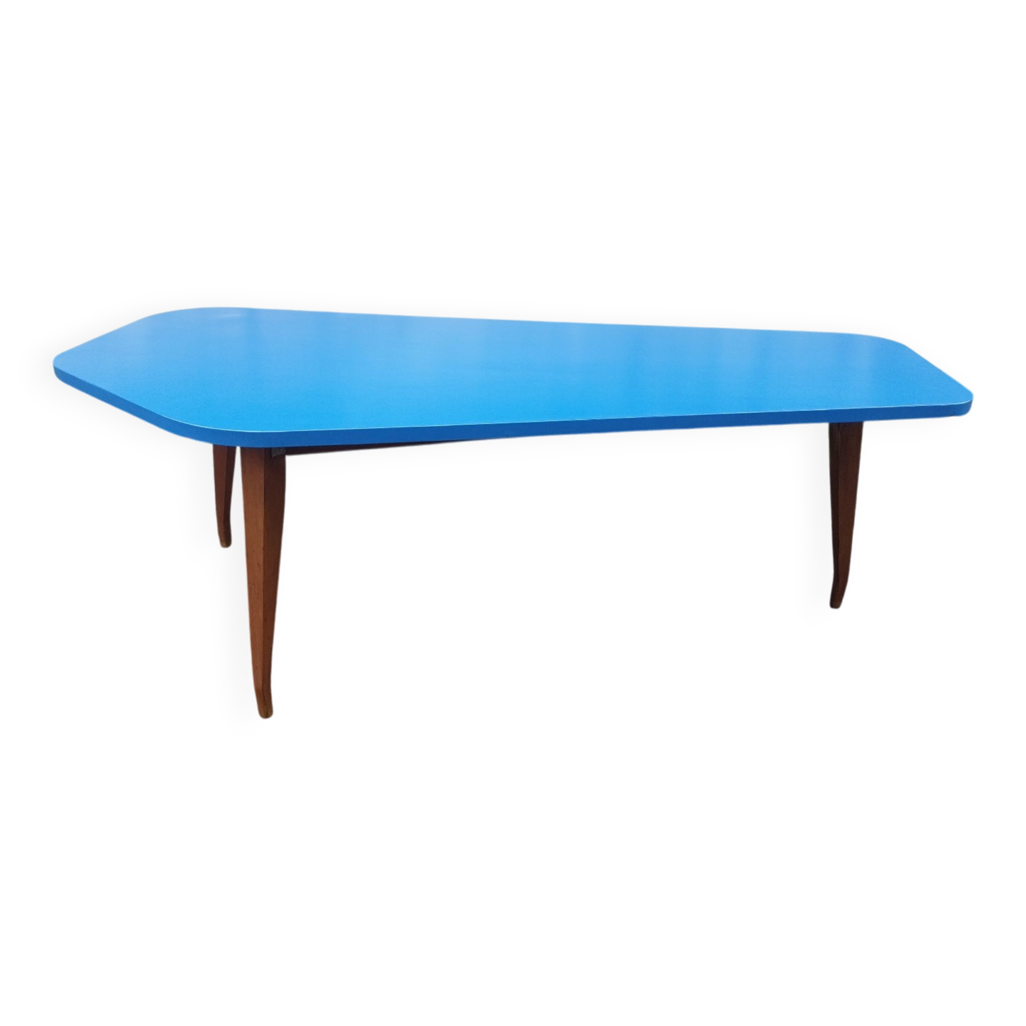 Asymmetrical dining table