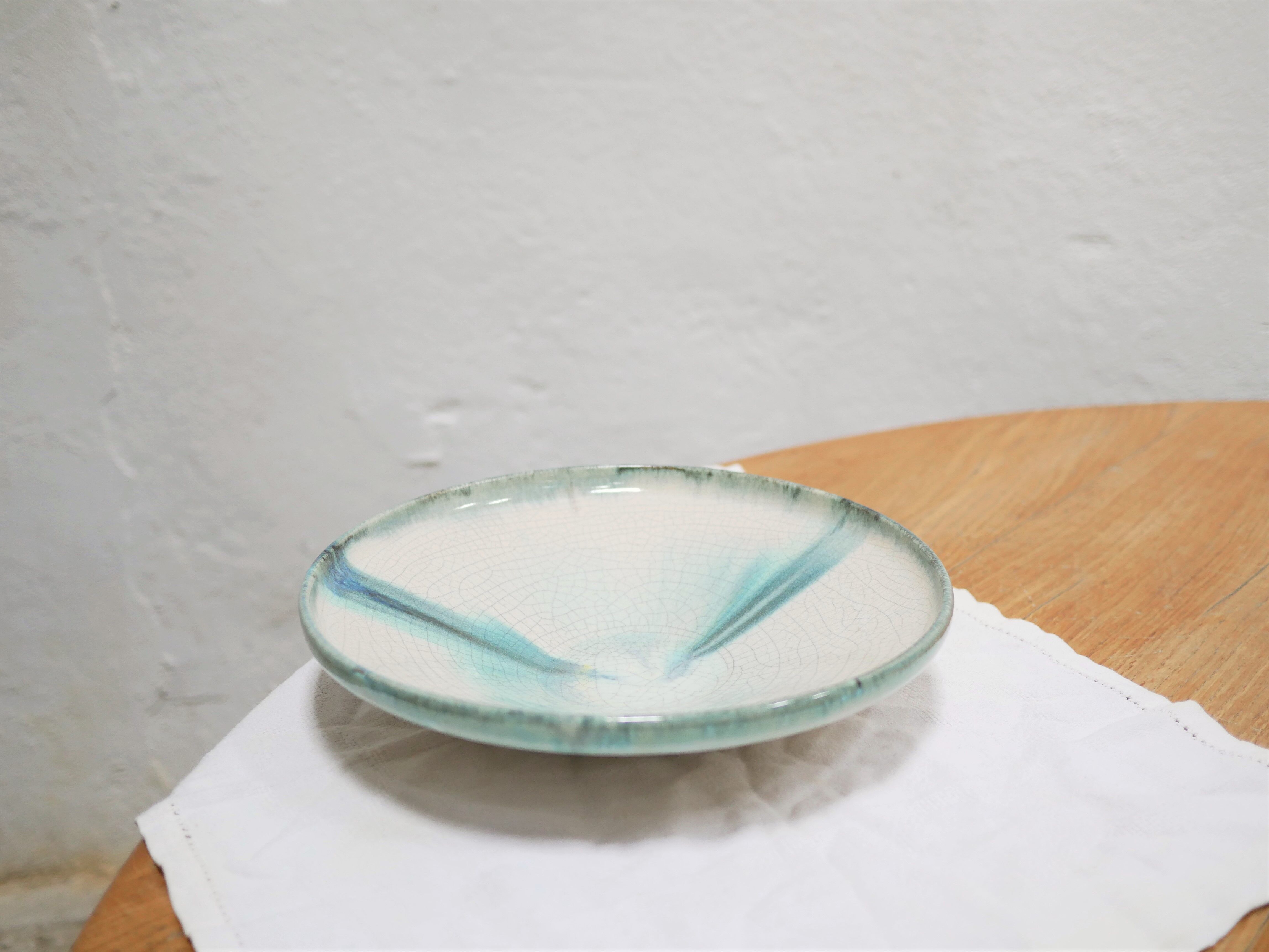 Dish salad basket vintage ceramic fruit basket