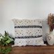 Coussin kilim handira blanc marocain