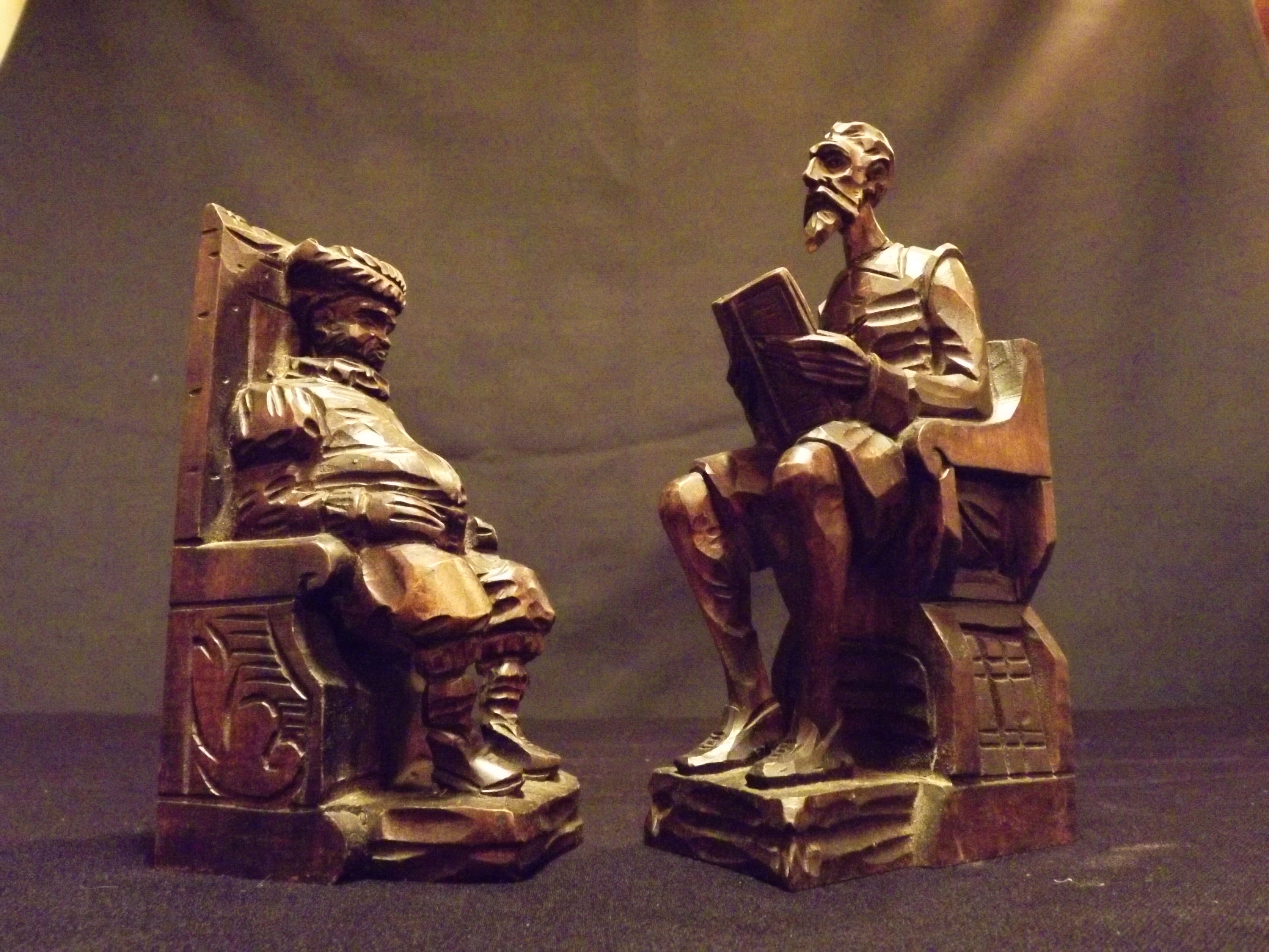 Bookends Don Quixote Sancho Panza