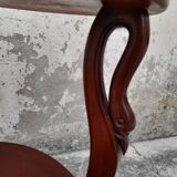 Pair of Empire-style bedside tables with Swan collar