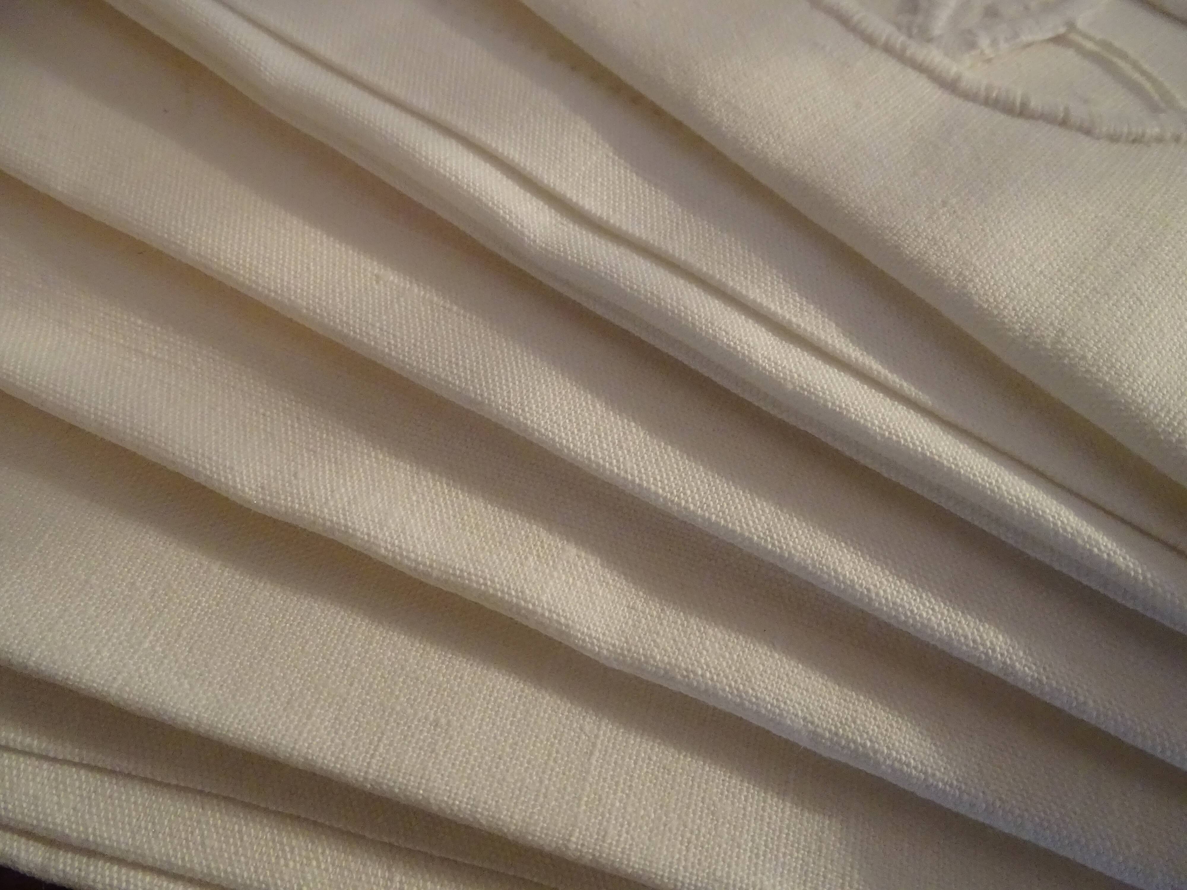 6 openwork napkins cotton mixed race 47 x 47 flower decoration