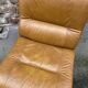 Vintage 1970s beka club leather lounge chair