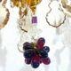 6-light bronze and crystal chandelier