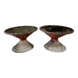 Pair of Diabolo Planters