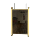 Italian Vintage Mirror in Tommaso Barbi style. Italy 1970s