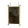 Italian Vintage Mirror in Tommaso Barbi style. Italy 1970s