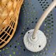 Suspension in rattan and vintage wicker