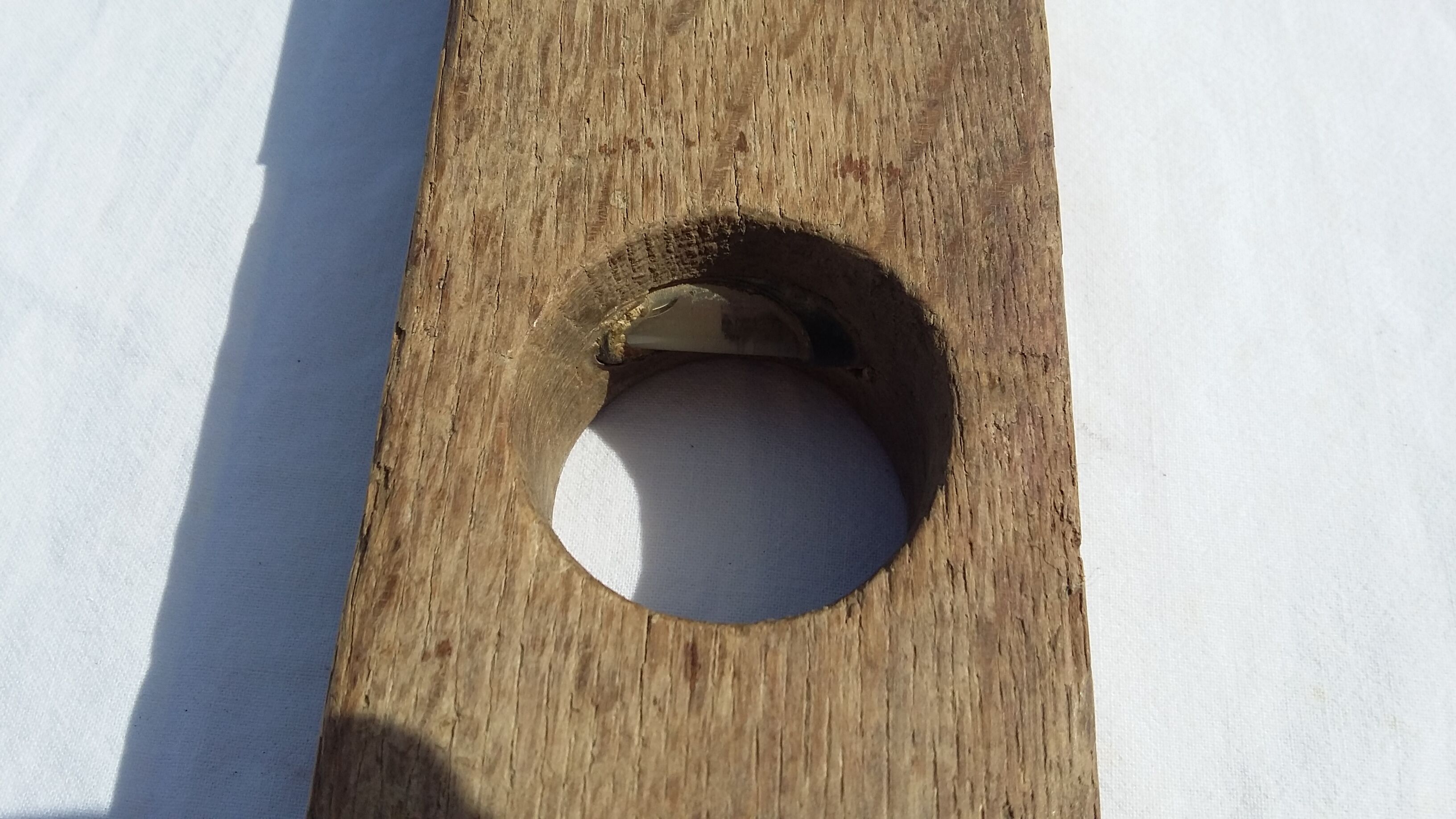 Wood and metal level - Old tool
