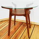 Table basse Jitona Tchécoslovaquie années 1960