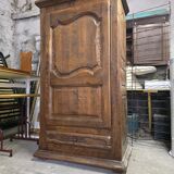 Antique oak bonnetière – 19th century