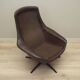 Leather swivel armchair, Danish design, 1960s, designer: H.W. Klein, manufacture: Bramin
