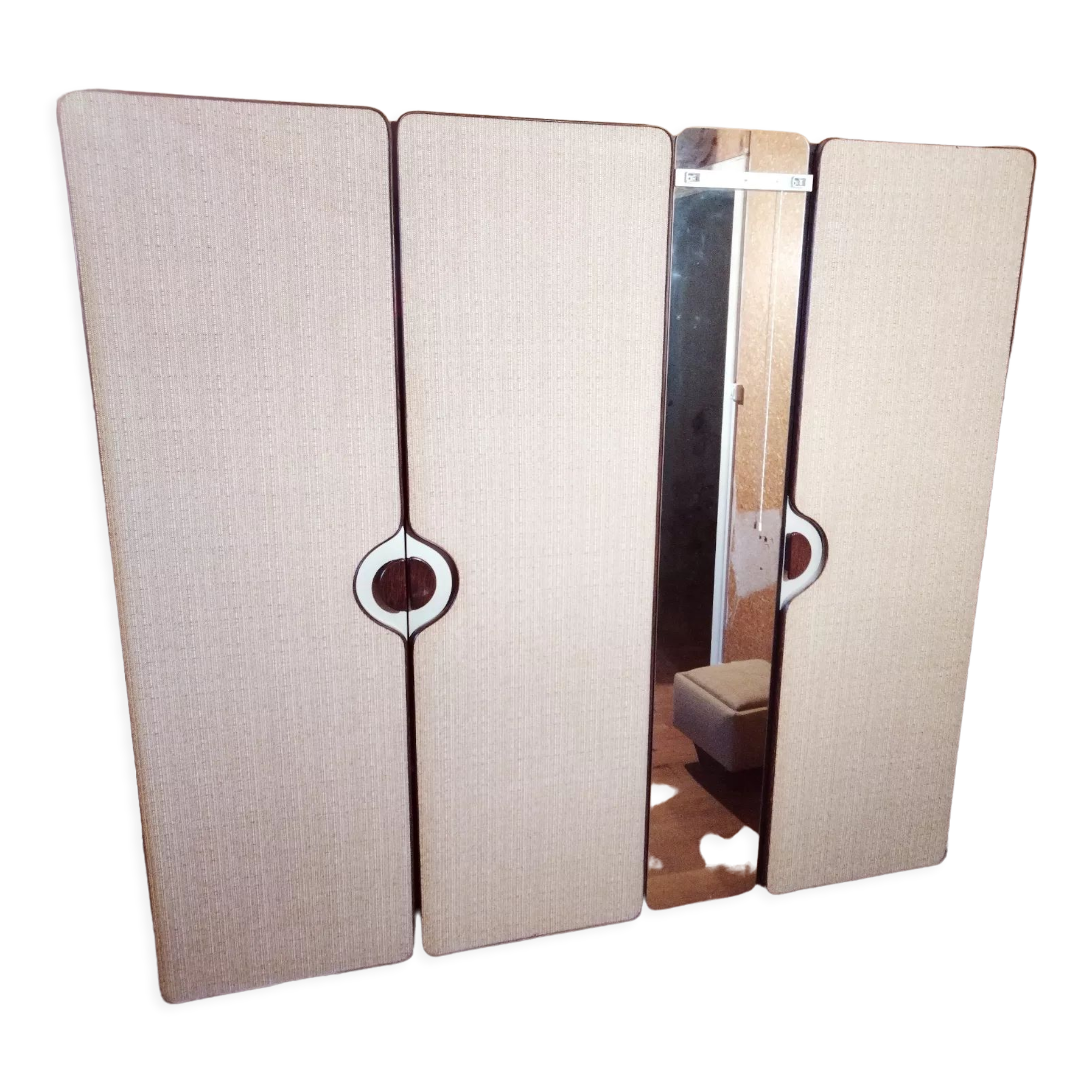 Armoire space age palissandre