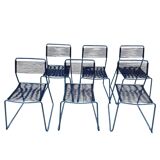 Set of 6 Melker "spaghetti" chairs by Lisa Norinder for Ikea 1990