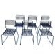 Set of 6 Melker "spaghetti" chairs by Lisa Norinder for Ikea 1990