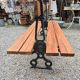 Banc de jardin public de la ville de Paris