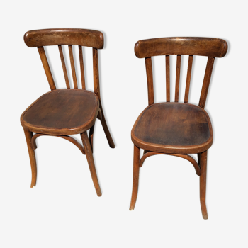 Pair of Fischel bistro chair