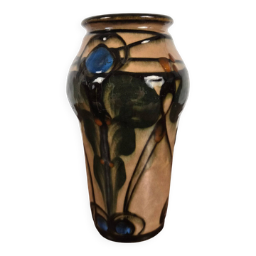 Petit vase en grès émaillé par Danico, Danemark, 1930.