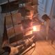 Bovine horn boat lamp