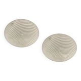 Murano Glass Flushmount Lights Set of 2