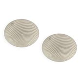 Murano Glass Flushmount Lights Set of 2