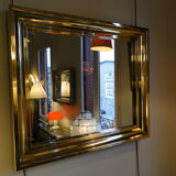 Brass mirror from the 1970's - 72cm x 86cm