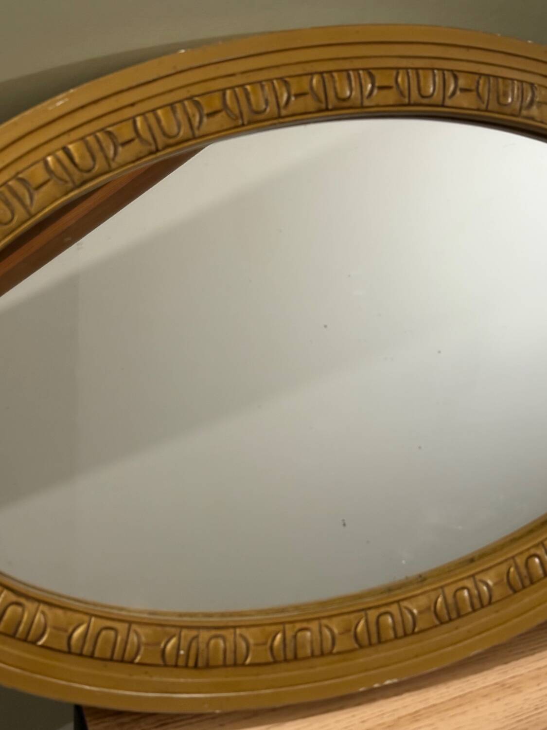 Vintage wooden mirror 56 x 35
