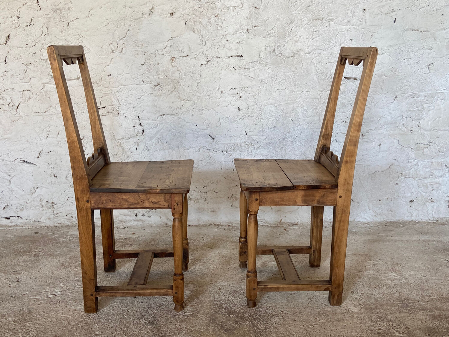 Pair of Lorraine chairs from the end of the 19th century