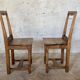Pair of Lorraine chairs from the end of the 19th century