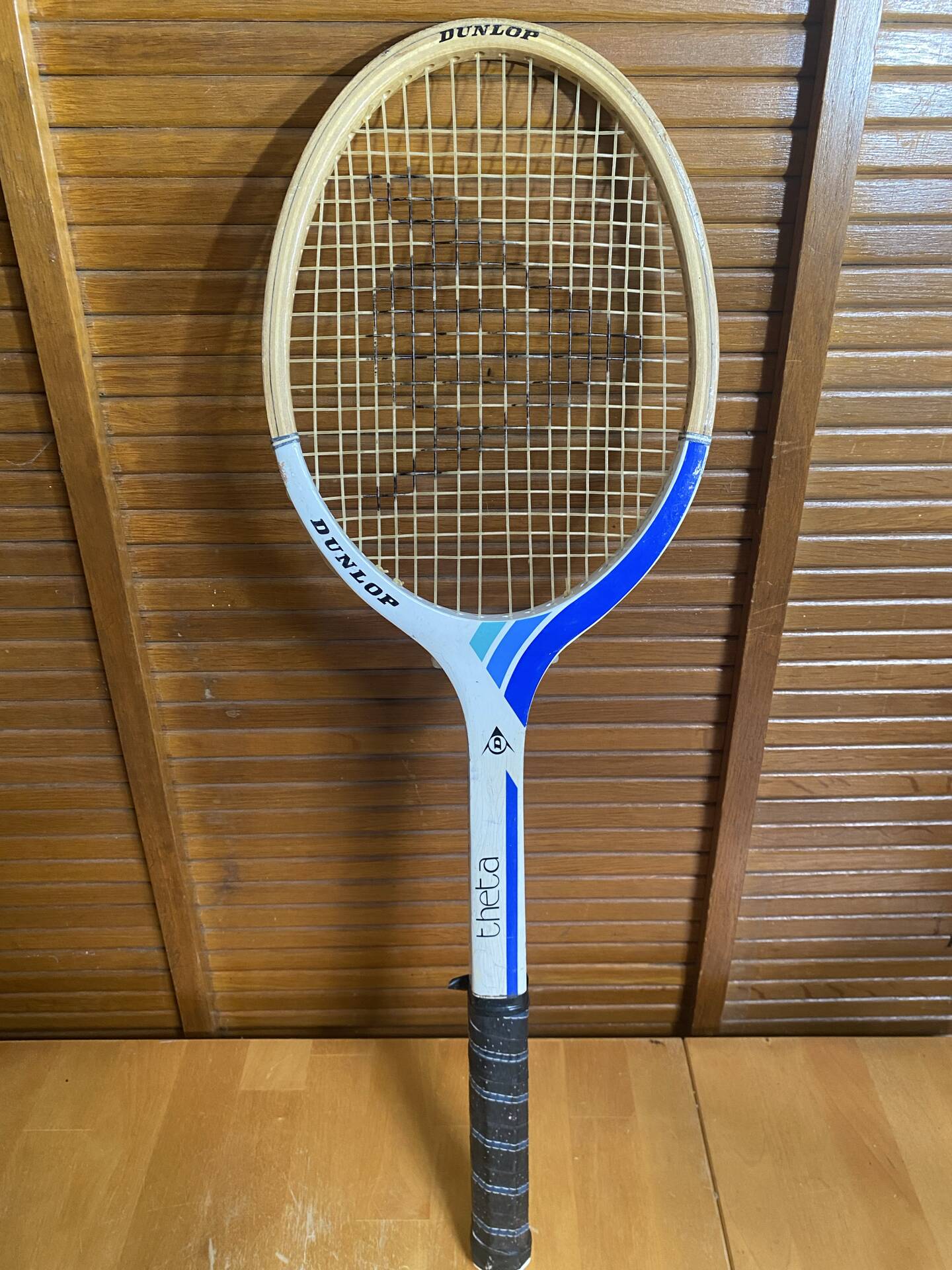 Vintage dunlop wooden tennis racket + donnay cover