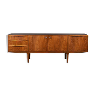 Retro 1960s restored long rosewood mcintosh torpedo sideboard