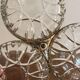 Former Beggar Servant Carrying Condiment Bunch Grape Silver Metal Glass