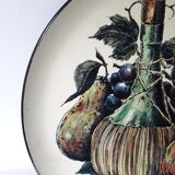 Fruity round dish from the 70s (33cm) A1