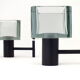 Two wall lamps in glass by Flavio Poli for Seguso Italy, '70s