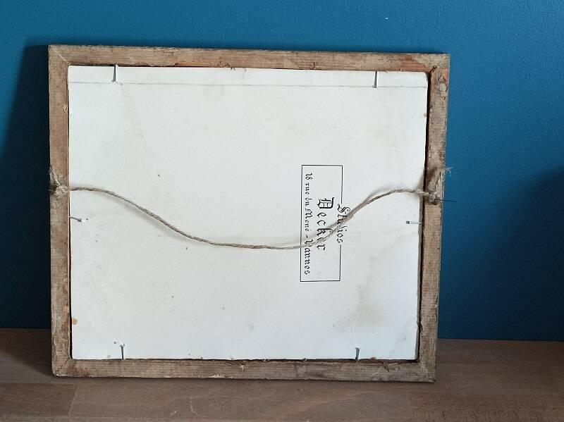 Mirror Carved gilded stucco wood frame patinated dpmc 0923236