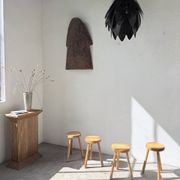 Brutalist suspension Jansen metal welded flower