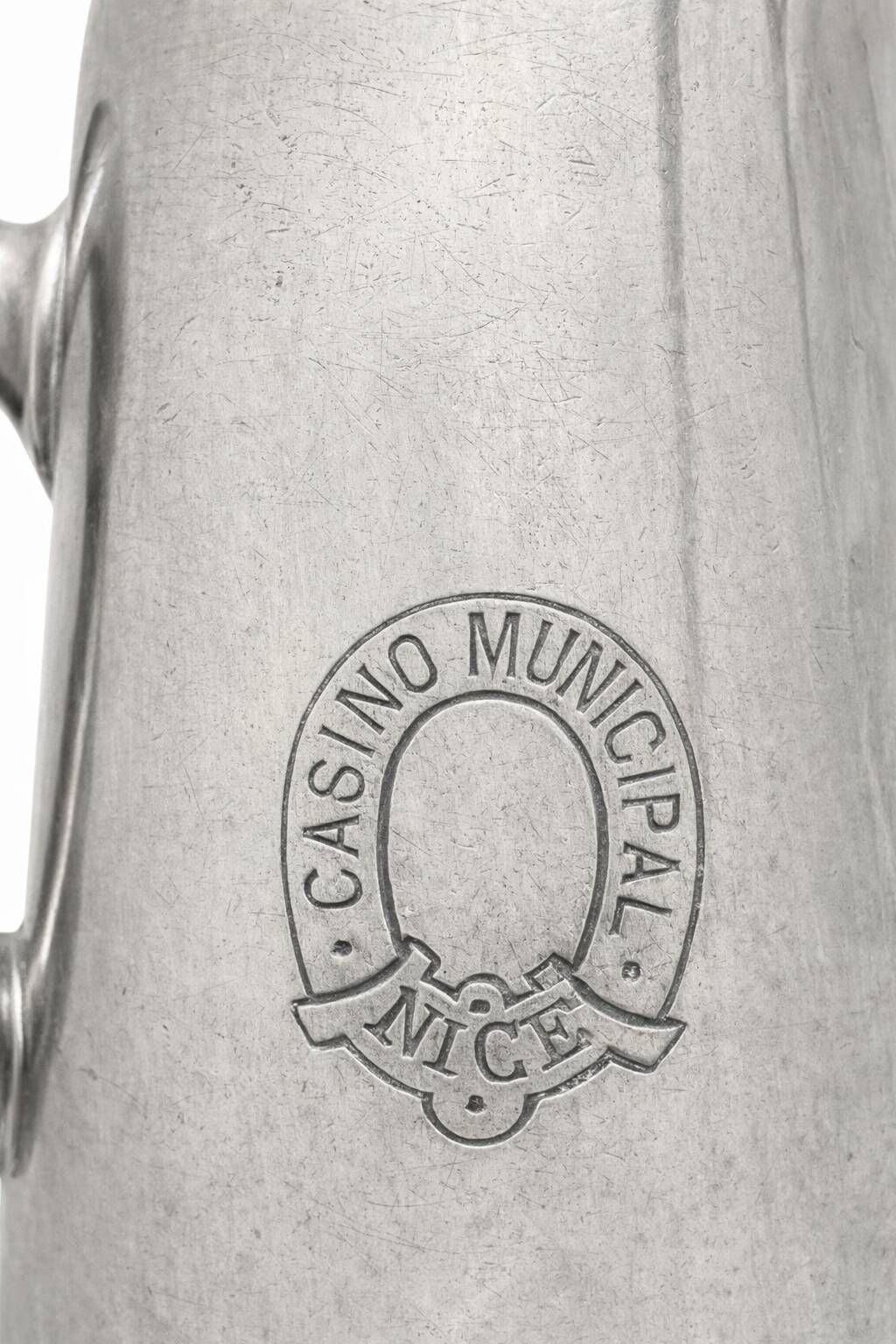 Small Silver Metal Coffee Pot Christofle - Nice Municipal Casino